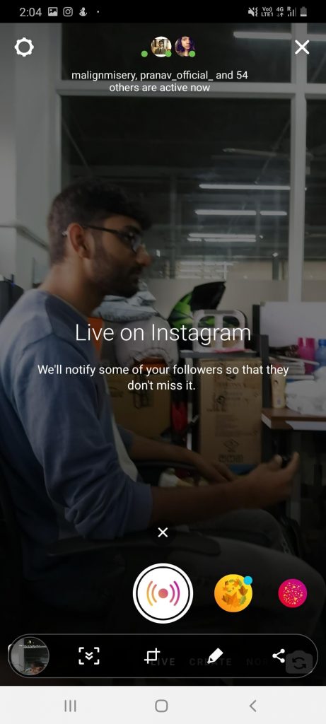 How to go live on instagram