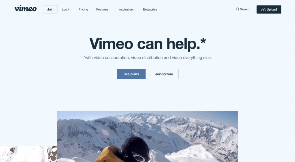 Vimeo website