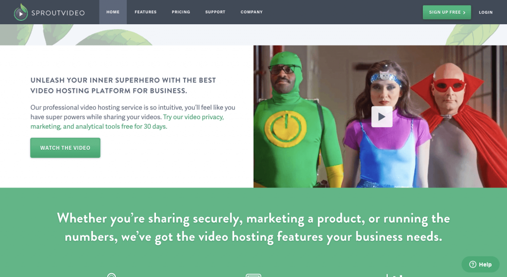 Sproutvideo website