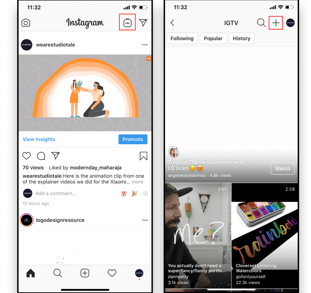 How to upload on Instagram IGTV 