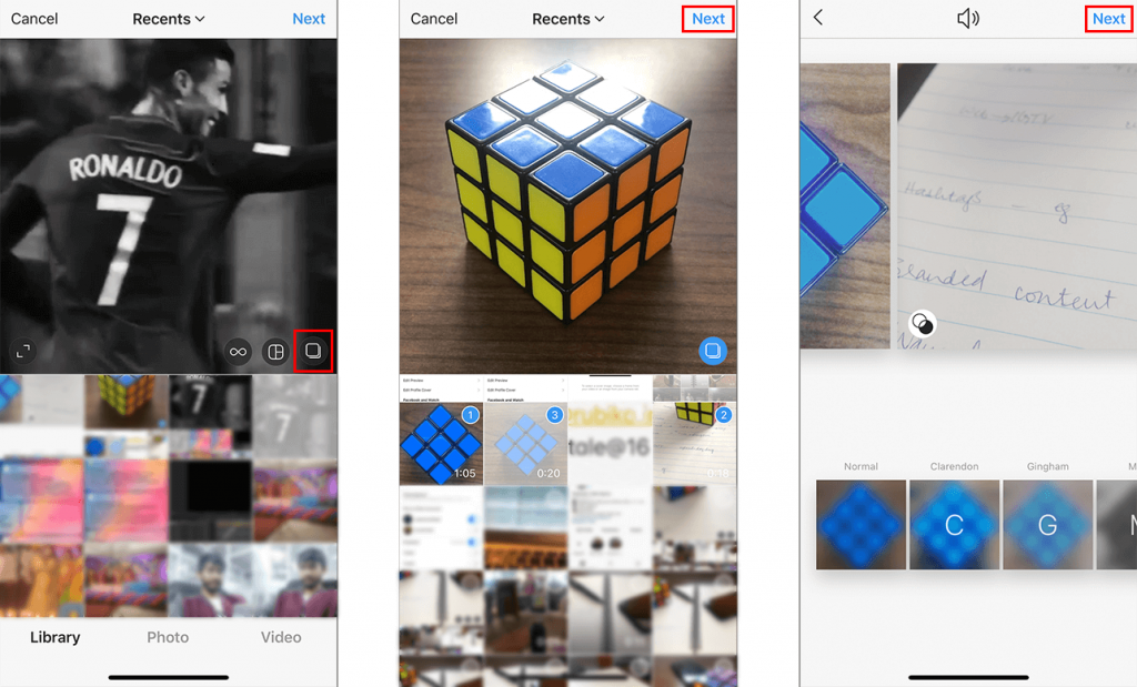 Instagram Feed Carousel Videos Upload